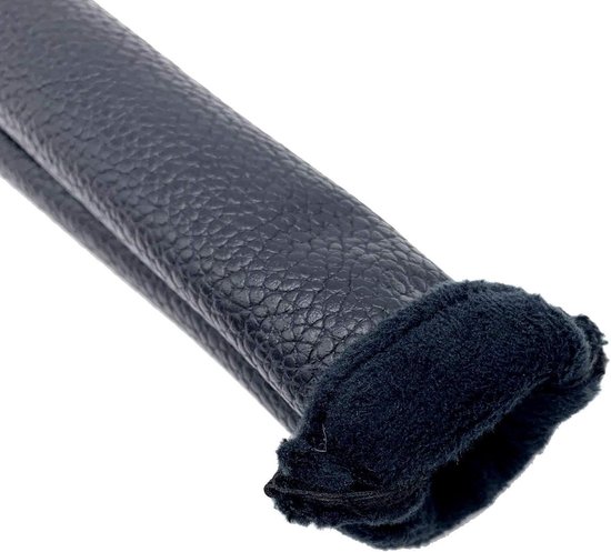 Premium leren golf alignment stick hoes met fluwelen voering voor 2 sticks, 14 inch bescherming en stijl van premium — afbeelding 2