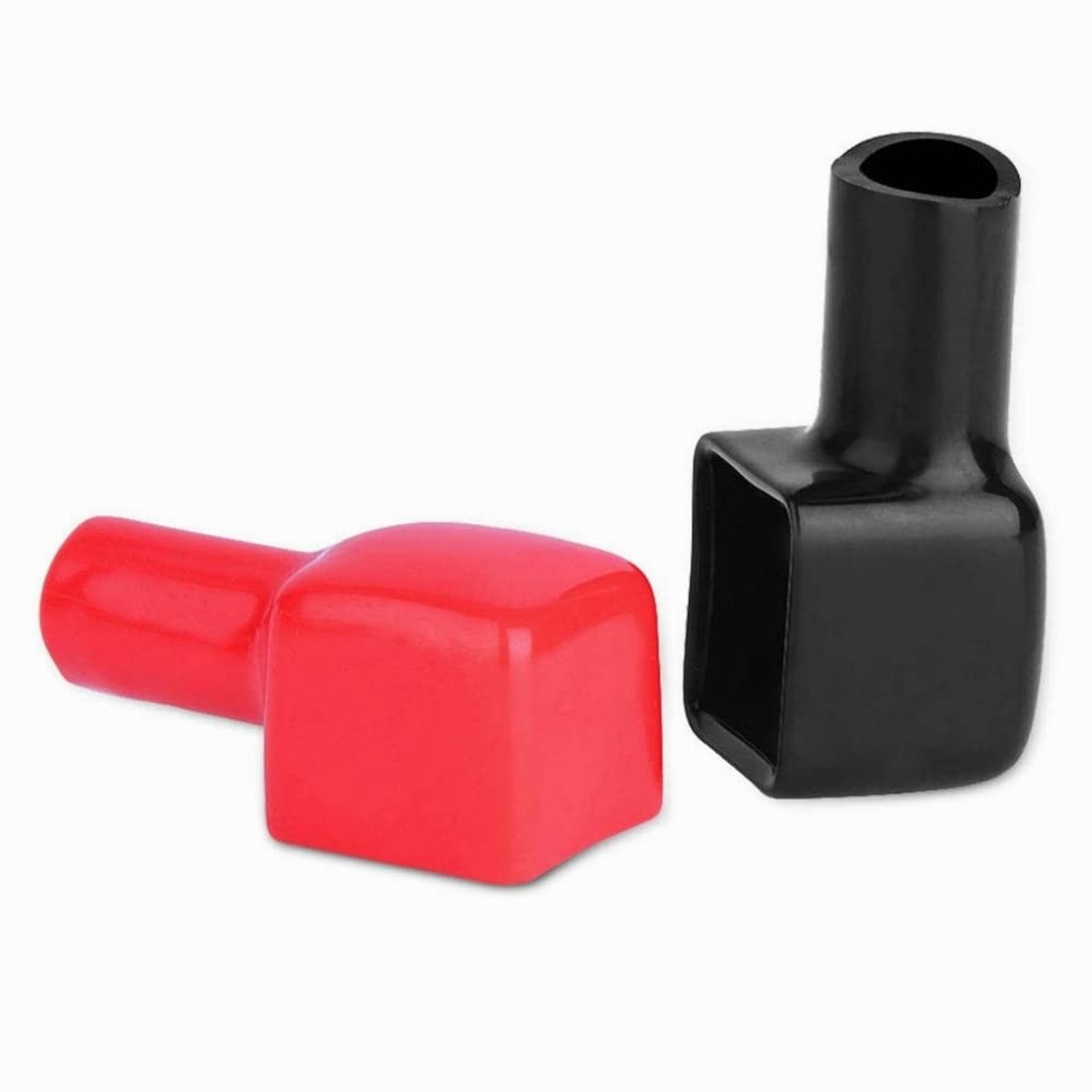 Dailygoods - Dailygoody - Set van 2 Batterij Terminals Covers - Beschermers voor Positieve en Negatieve Polen - Rood & Zwart