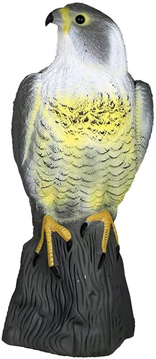 Dailygoods - Dailygoody - Bird Fake Bird voor Tuin - Vogelverschrikker - Afschrikkend - 6,6 x 6,6 x 16 inch - Natuurlijke Vijand - Tuinbeveiliging - Realistisch mo