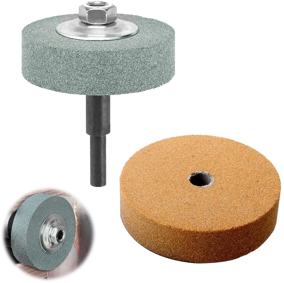 Dailygoods - Dailygoody - Hoogwaardige Bankslijpschijf - Grit 80 - Perfect voor Staal en Metalen Toepassingen - Buitendiameter en Gatdiameter - Duurzaam en Efficië.