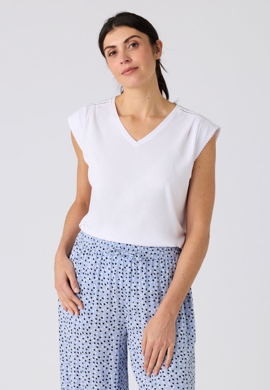 Damart - Top mouwloos Climatyl - Dames - Wit - L