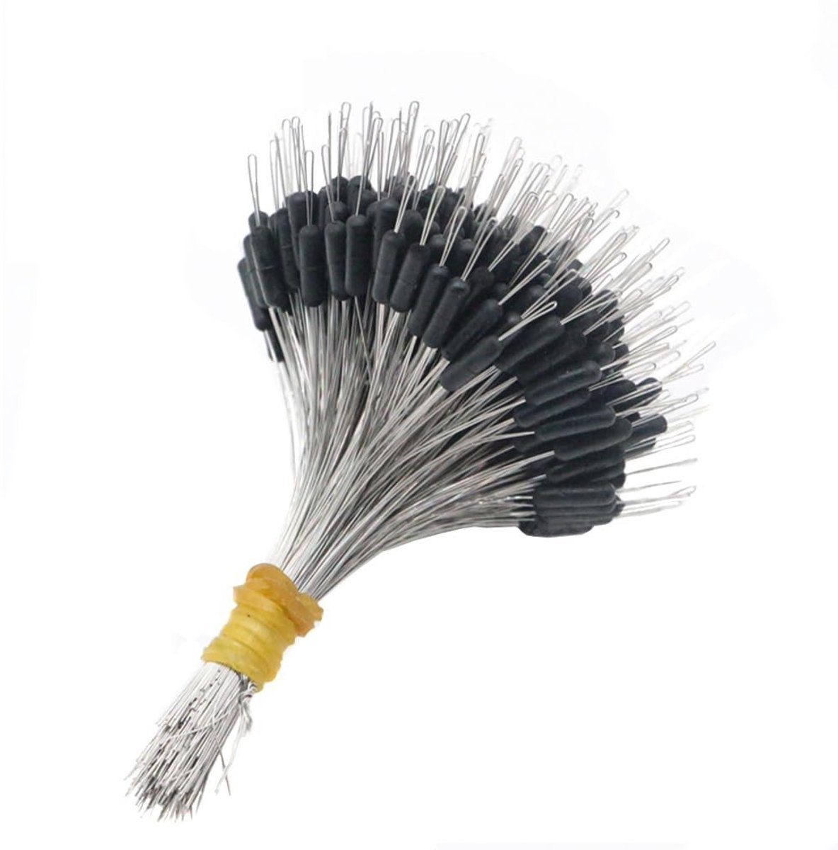 Dailygoody - Vissen Bobber Stoppers - 300 Stuks - Eenvoudig te gebruiken - XS Formaat - Rubber Kralen - Perfect voor Rivieren en Meren