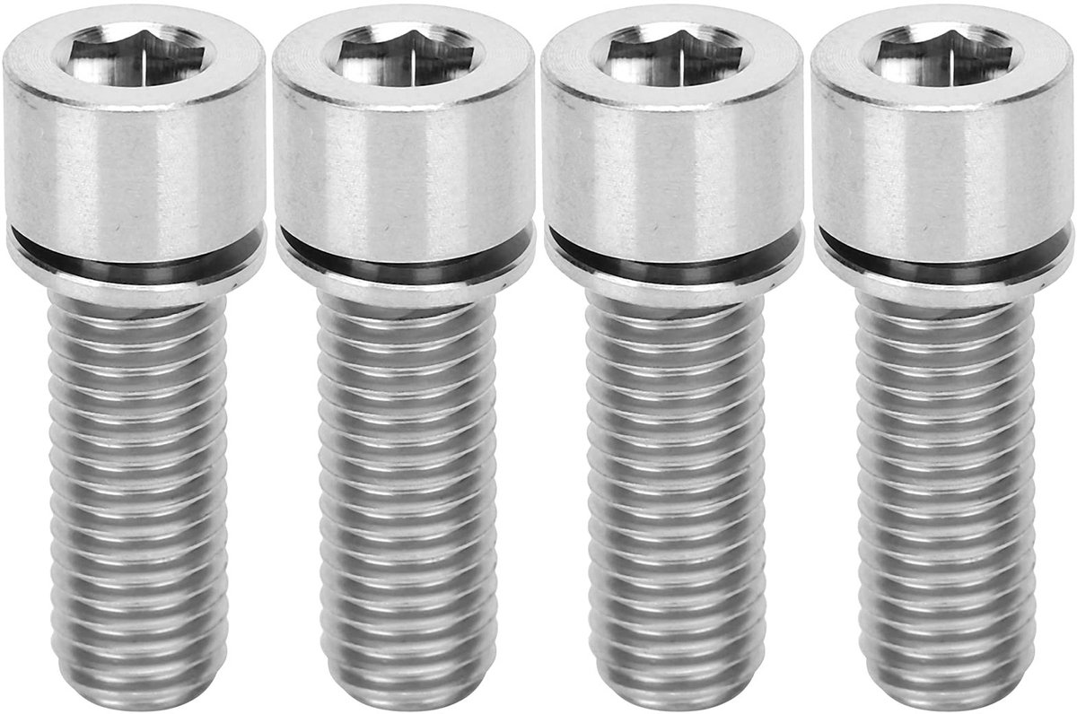 Dailygoods - Set van 4 M7x20mm Stuurpen Bouten voor Racefiets