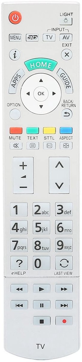 Dailygoods - Smart TV Afstandsbediening voor Diverse Modellen