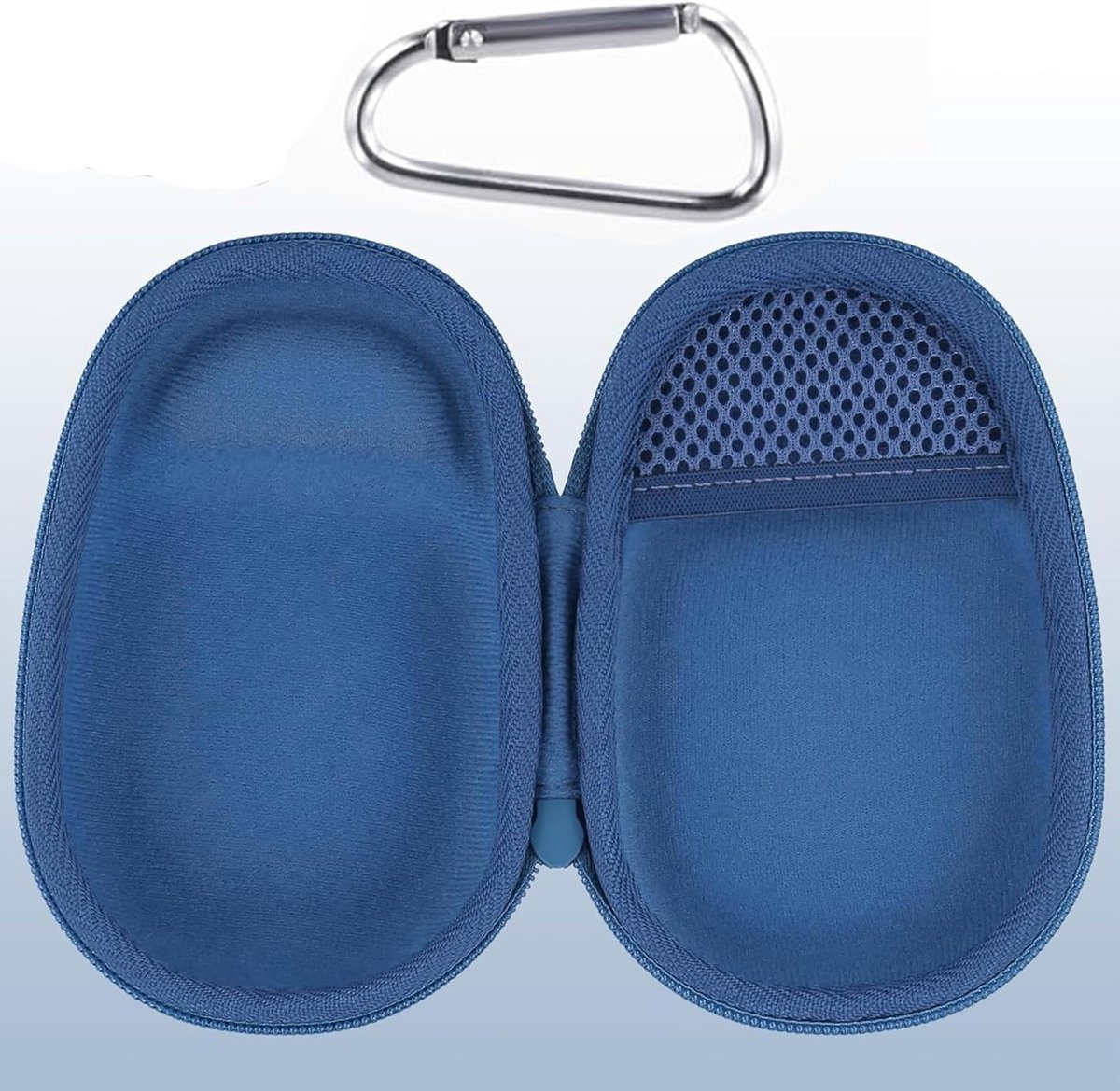 Draagbare Reis Tas voor JBL Clip 5 - Bescherming voor Draadloze Bluetooth Speaker - Blauw, Ideaal voor Reizen en Outdoor Gebruik