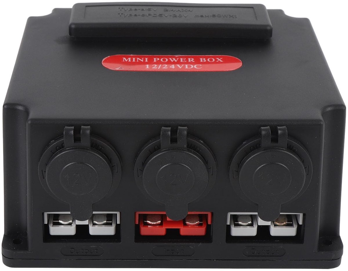 Dailygoods - Multifunctionele Accubak met USB Aansluitingen