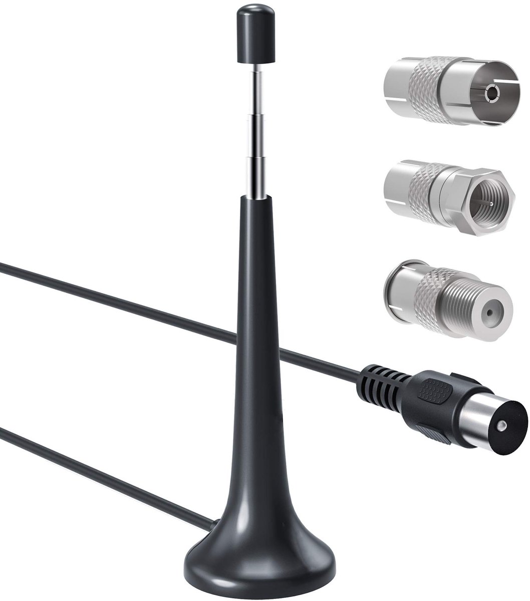 Dailygoods - Radio Antenne - Verbeterde Ontvangst - 3 Meter - FM en Radio - Perfect voor Thuisgebruik - Geschikt voor Hifi Systemen
