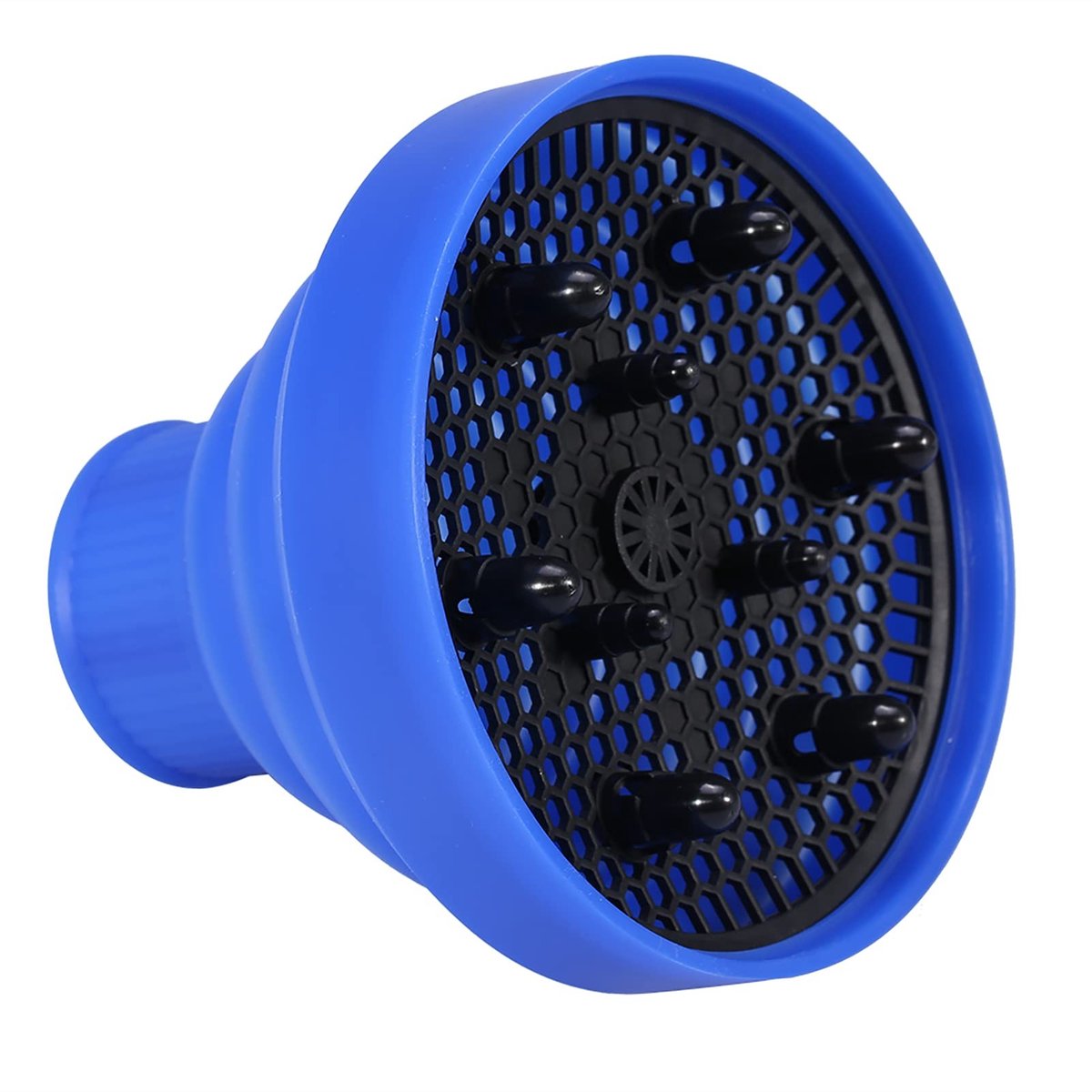 Dailygoody - Universele Diffuser - Opvouwbare Haardiffuser - Geschikt voor Krullend en Golvend Haar - Blauw - Haardroger Accessoire - Ideaal voor Reiz