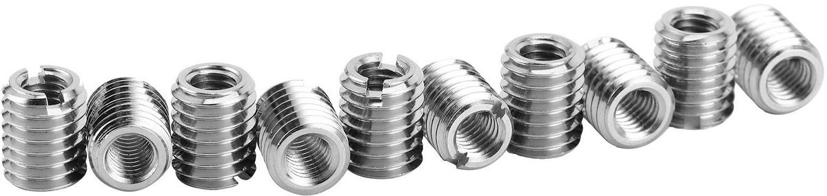 Dailygoody - 10 Draadinserts - M5 Binnendraad M8 Buitendraad - Hardware Reparatie Tool - Hoogwaardige kwaliteit - Duurzaam en betrouwbaar - G...