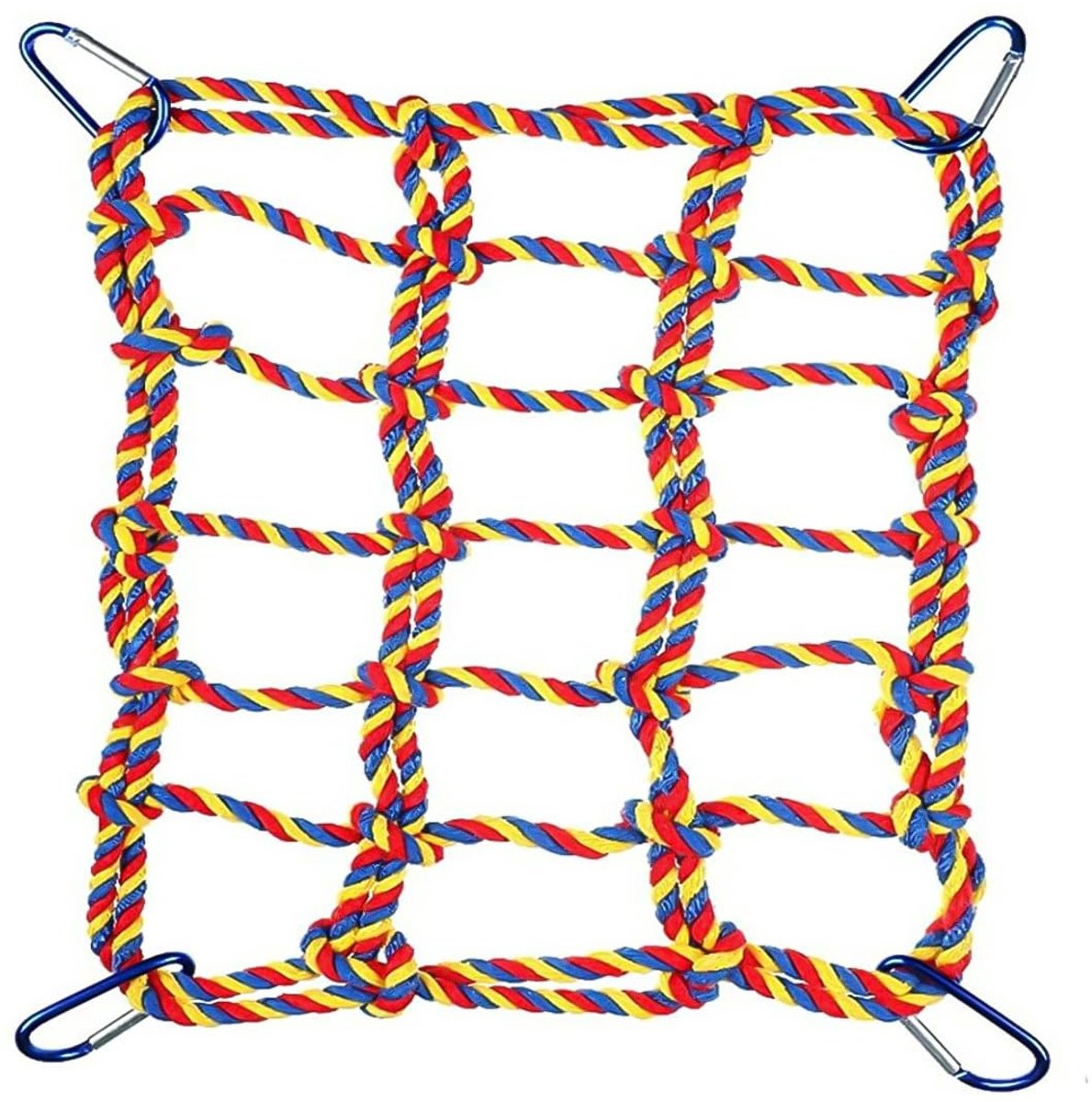 Dailygoody - Klimnet Vogel Hangmat - Speelgoed voor Huisdieren - Kleurrijk - Geschikt voor Valkparkieten - Klimmen en Spelen - Ideaal voor Kleine Rassen