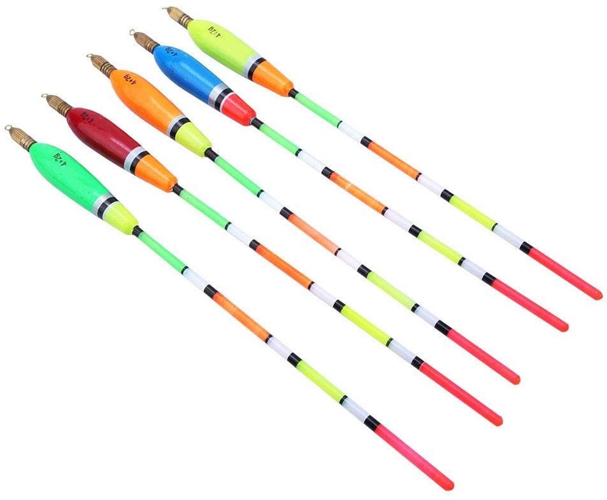 Dailygoods - Set van 5 Lichtgewicht Visdobbers voor Hengelsport