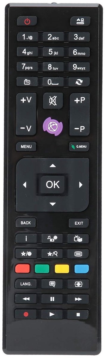 Dailygoods - Dailygoody - TV Afstandsbediening - Universele Vervanger - Compact Formaat - Geschikt voor Telefunken - Ideaal voor Thuisgebruik - Handig en Functioneel