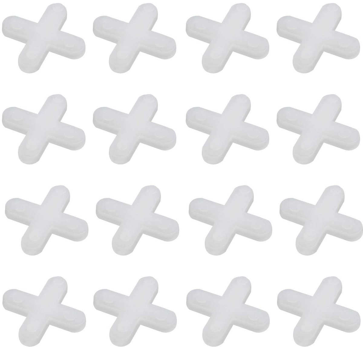 Dailygoods - Dailygoody - Tegel Leveling Systeem - Tegelafstandhouders - 500 Stuks - Wit - Spacers voor Muur en Vloer - 4mm Tegelspleet - Perfecte Tegelbalans