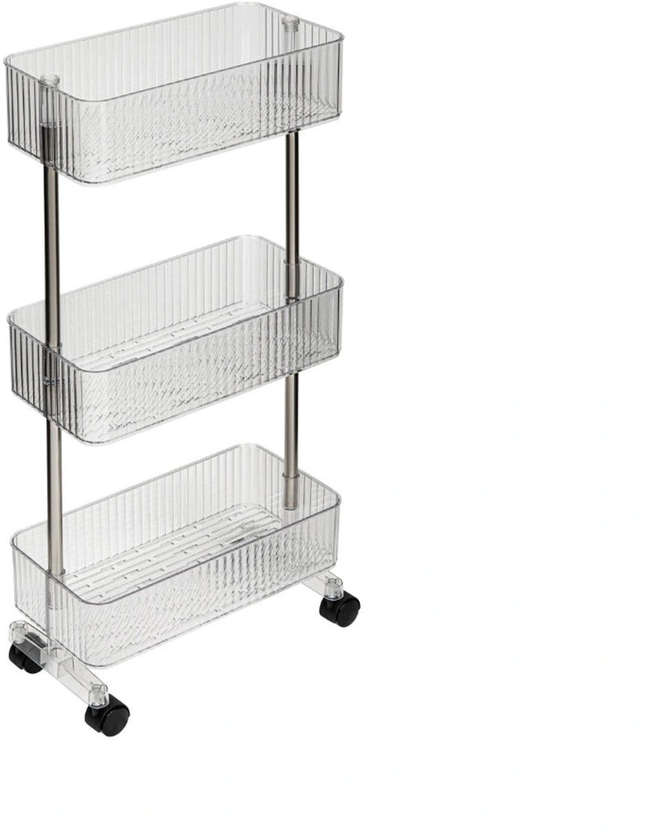 E smalle trolley Five® - Plastor - Transparant