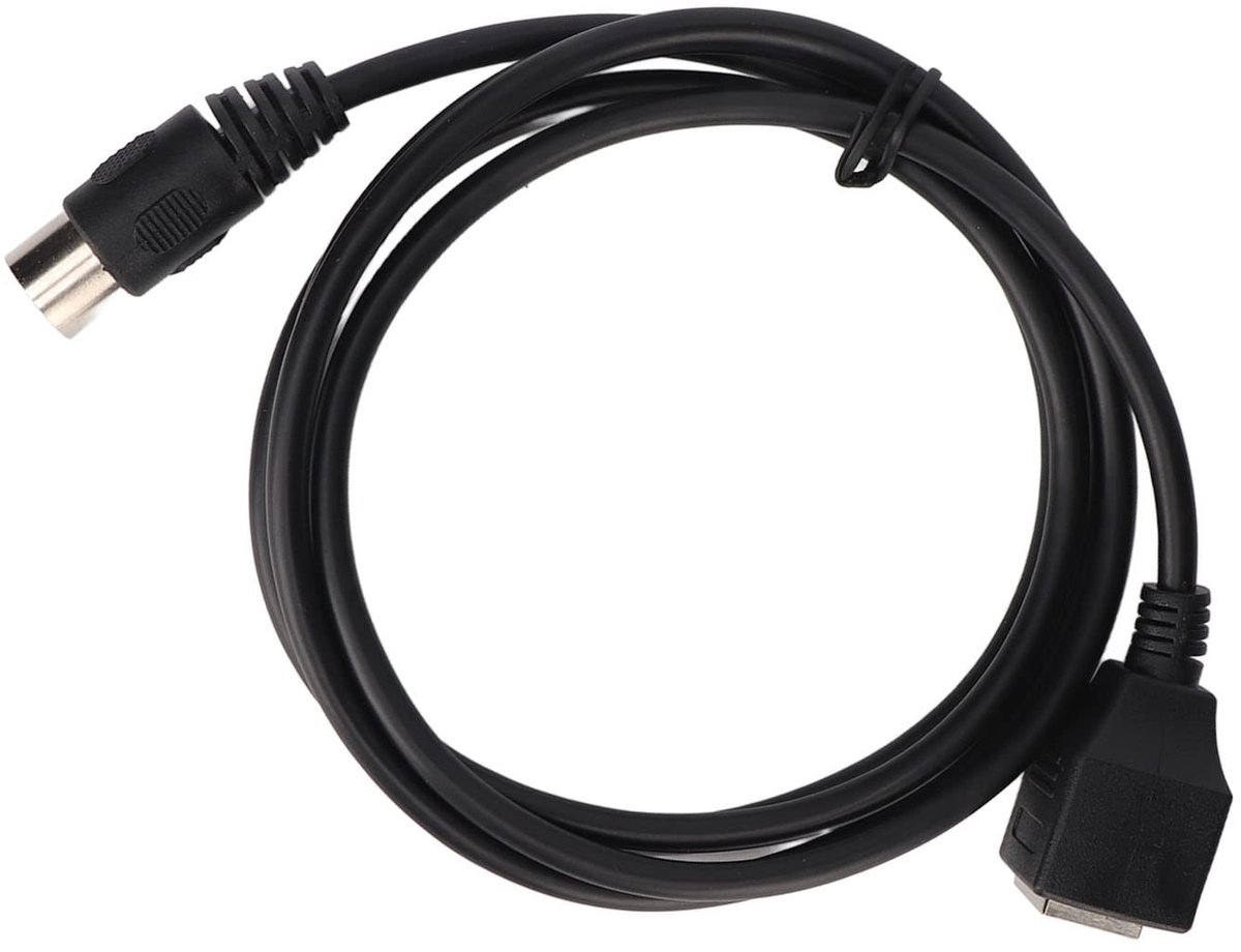 Dailygoods - Dailygoody - 5-pin DIN naar RJ45 Kabel - Audio Kabel - 1.5 Meter - LED Control - Hoogwaardige Verbinding - Geschikt voor Audioapparatuur - Zwart