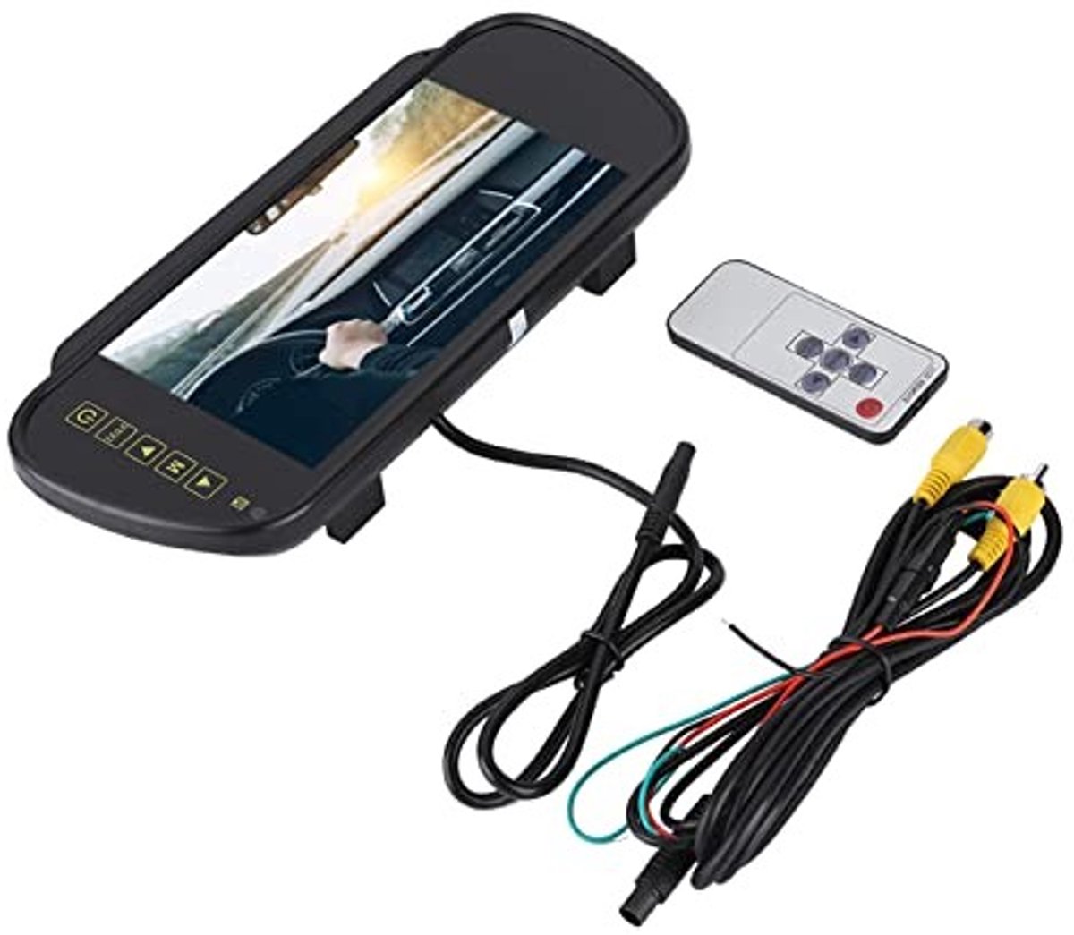Dailygoods - Dailygoody - Achteruitrijcamera Set - 7 Inch LCD Monitor - Parkeerhulp - Compact Formaat - Verbeterde Beeldkwaliteit - Geschikt voor Auto's