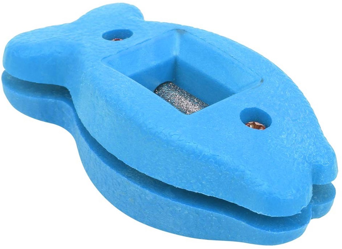 Dailygoods - Dailygoody - Ice Skate Edge Blade Sharpener - Schaatsenslijper - Duurzaam en lichtgewicht - Blauw - Slijpgereedschap voor schaatsen - Voor hobbyisten