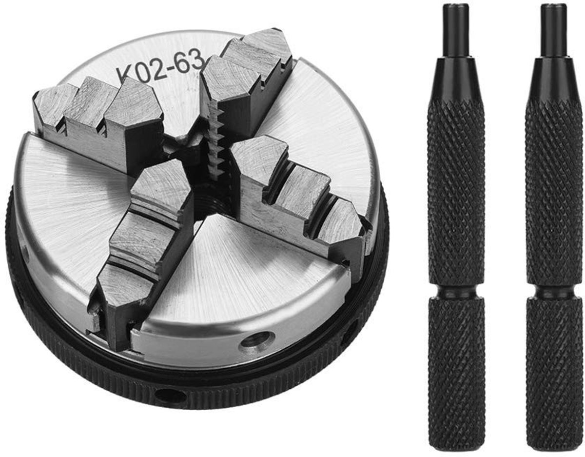 Dailygoods - Dailygoody - Tournage op Hout - Automatische Centring - 4-Mors Gereedschap - Houtbewerking - Precisie en Stabiliteit - Geschikt voor Houtbewerkers - K
