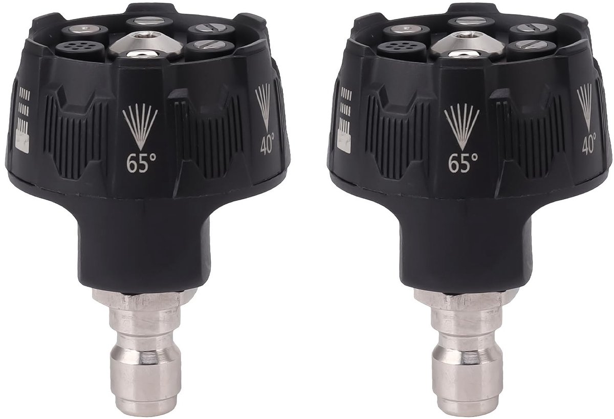 Dailygoods - Dailygoody - Hogedrukspuit Nozzle - Multifunctioneel - Verstelbaar - Tuin - Schoonmaken - Waterdruk - Geschikt voor buitengebruik - Zwart