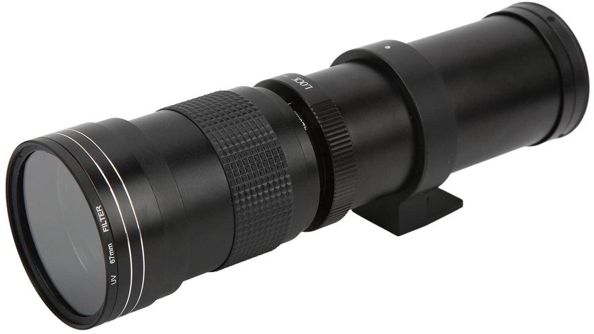 SPHProducts - Telelens - Handmatige telelens - Geschikt voor Nikon AI camera's - 420-800mm - F8.3-F16 - Professionele fotografie - Camera accessoires