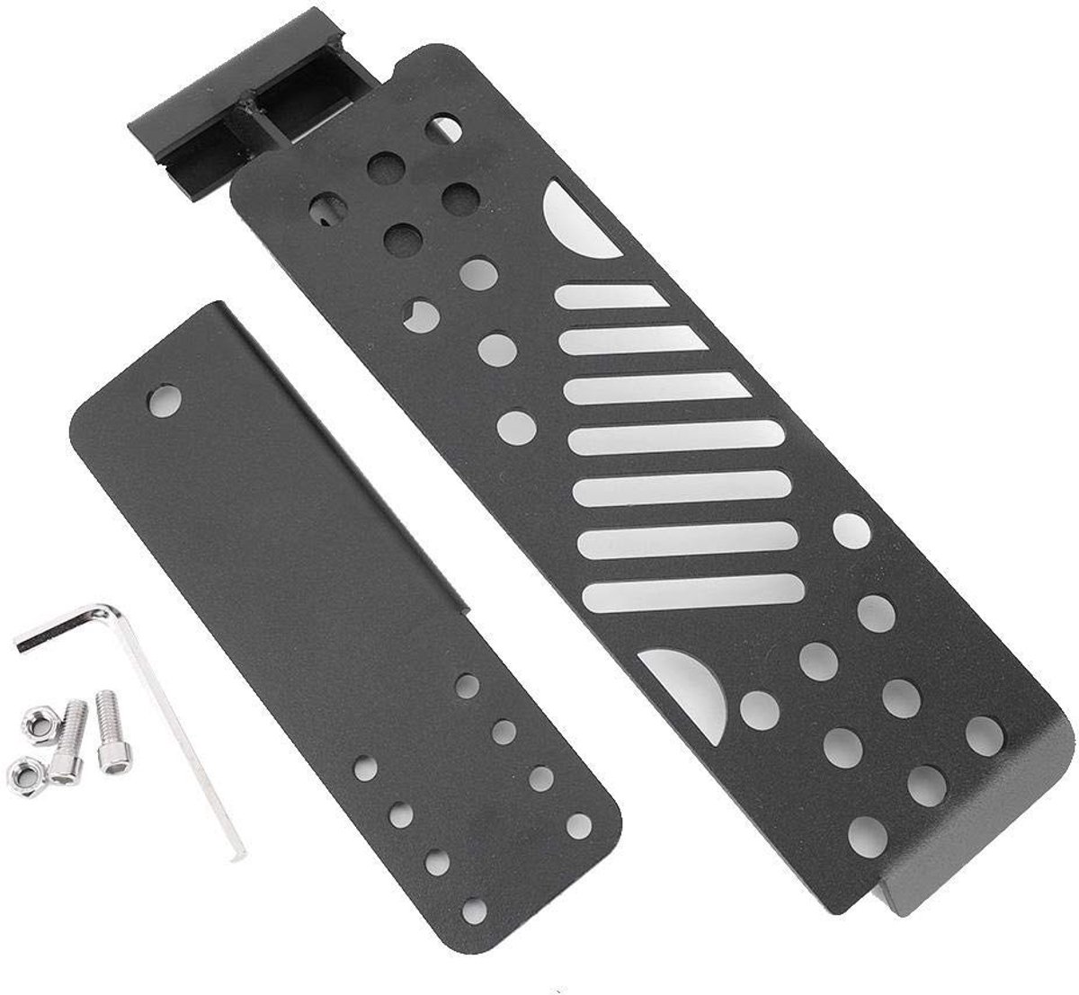 Dailygoods - Dailygoody - Voetensteun - Aluminium voetsteun - Vermoeidheidsverlichting - Links pedaal - Stevige constructie - Geschikt voor JL 18-19