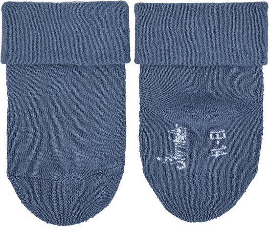 Babysokken 3-pack - Kindersokken baby - Comfortabel dragen - Volledig pluche - 3 stuks - Uni+ringel — afbeelding 4