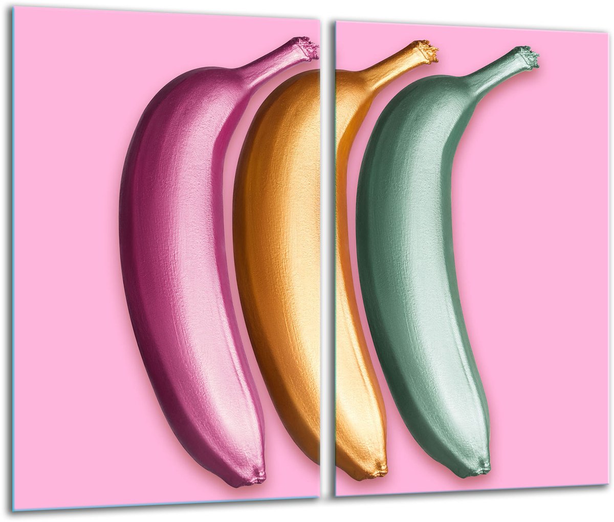 TMK ArtDeko - Snijplank - Bananen - Glas - 30x52cm