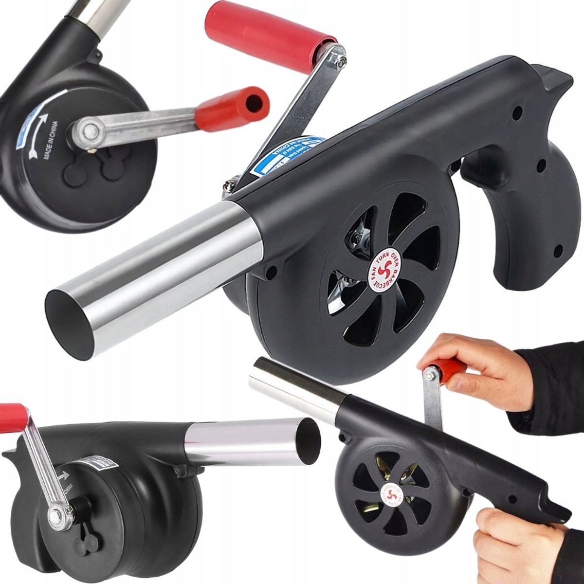 Hangzhou A Link Star Technology - Draagbare Grill Blower - Metalen Mondstuk - Ergonomische Greep