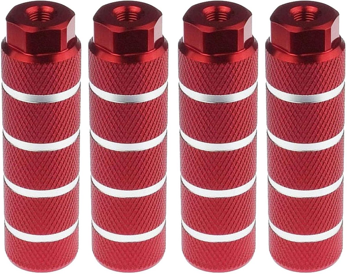 Fietssteunen - Fiets haringen - Fiets reparatie - Hoge weerstand aluminium - 100x28 mm - Rood en zilver