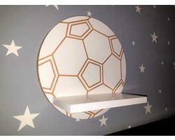 Voetbal Wandplank Kinderkamer - Decoratief & Functioneel