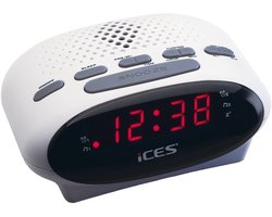 Ices ICR-210 - Wekkerradio - Wit