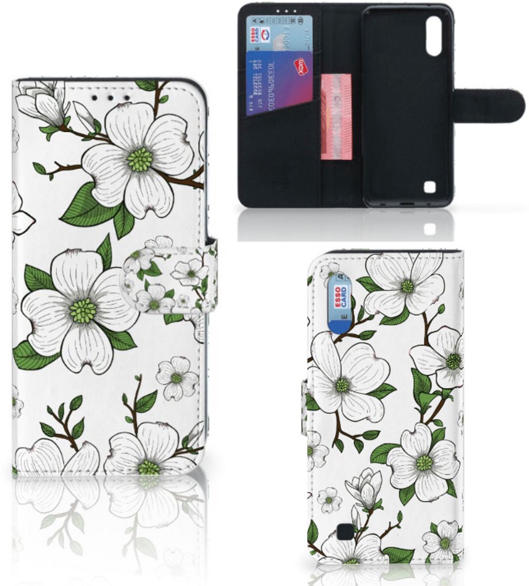 Samsung Galaxy M10 Hoesje Dogwood Flowers