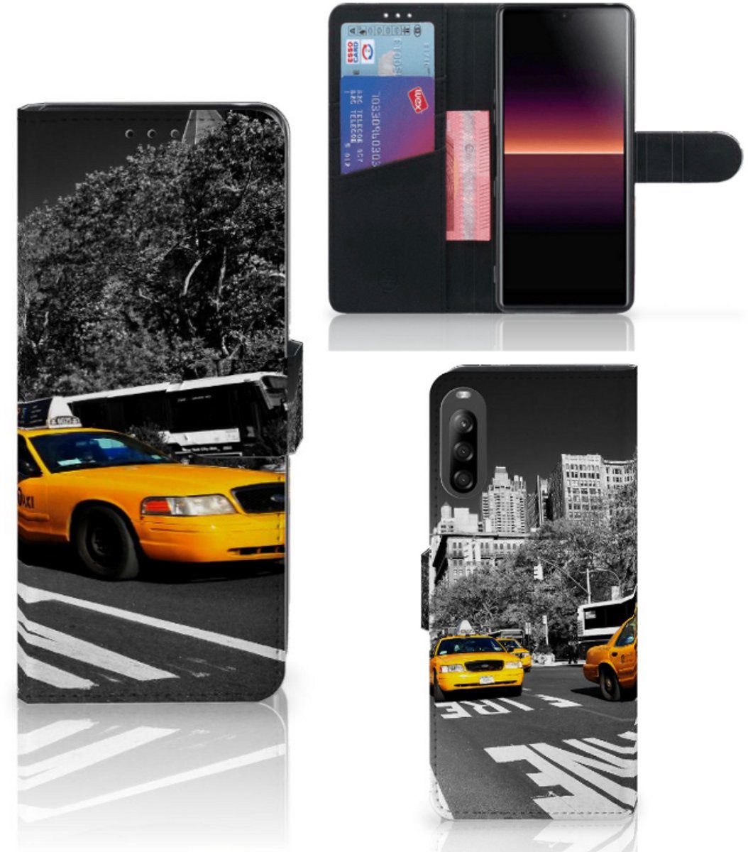 Sony Xperia L4 Flip Cover New York Taxi
