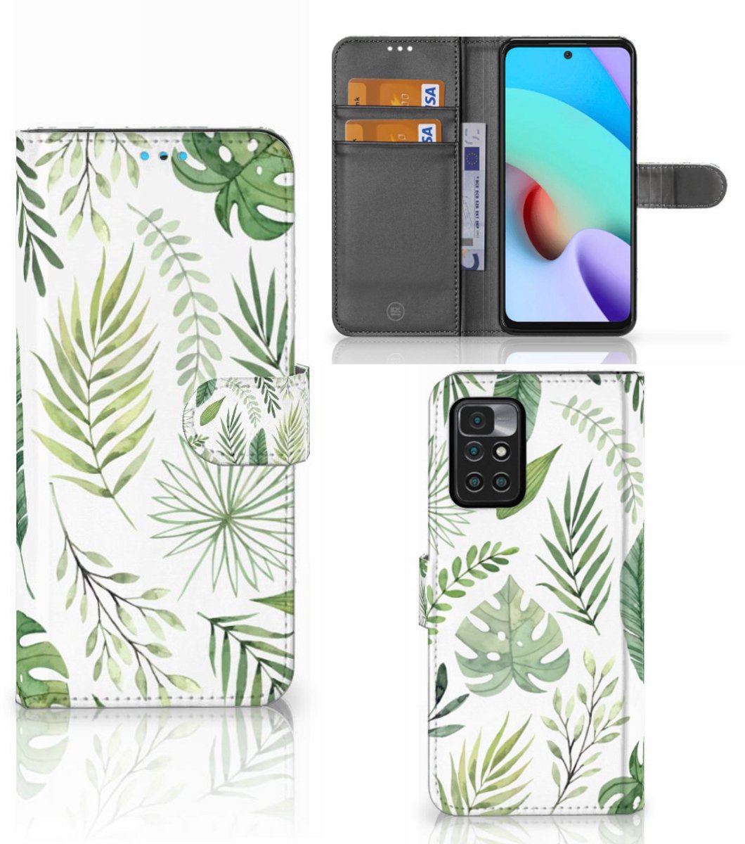 Xiaomi Redmi 10 Hoesje Leaves