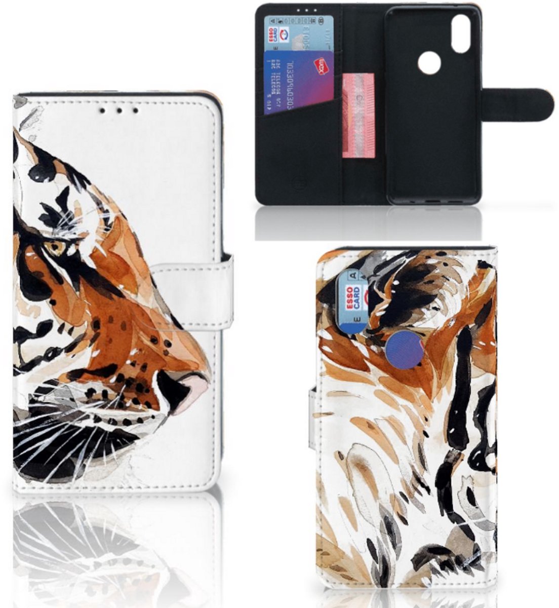 Hoesje Xiaomi Mi Mix 2s Watercolor Tiger