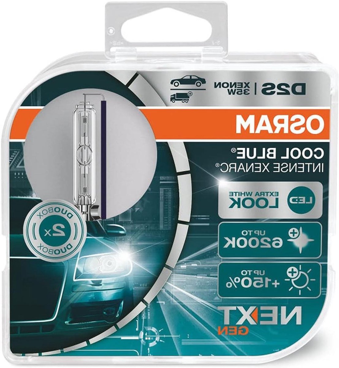 Xenon Koplamp - Xenon Lampen - Betere Zichtbaarheid - Extra Wit Licht - 35 Watt - Blauw