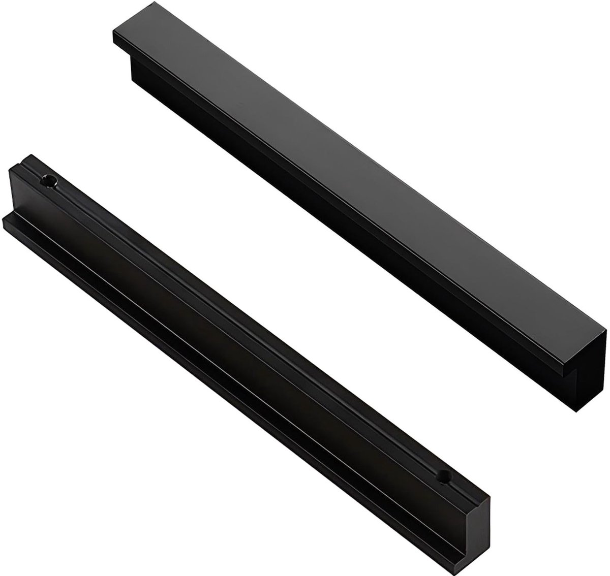 Qrity 2-pack Moderne Aluminium Keuken Kast Deurgrepen 90° 106mm