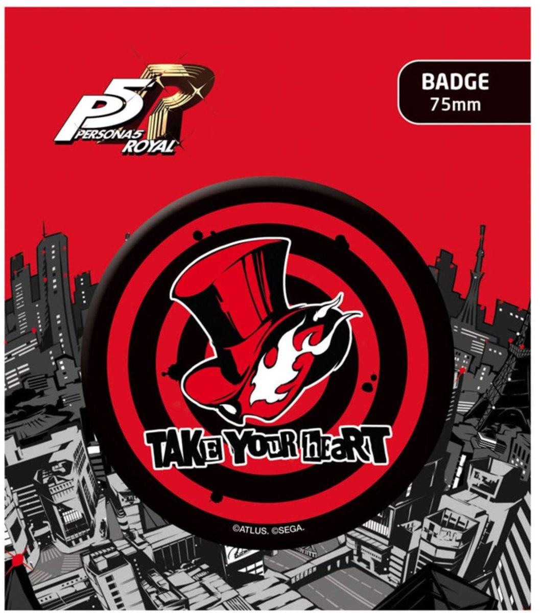 POPbuddies Persona 5 Royal Pin Badge Take your Heart Pins & Brooches