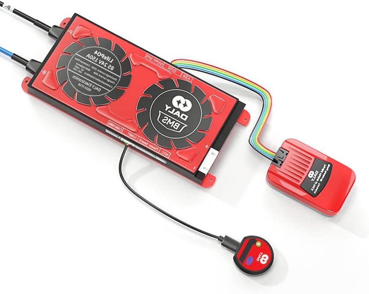Parallelle Connector BMS - Batterij Management Systeem - Batterijen Beveiligen - Geïntegreerde Beschermer - 63x41x14mm - Zwart