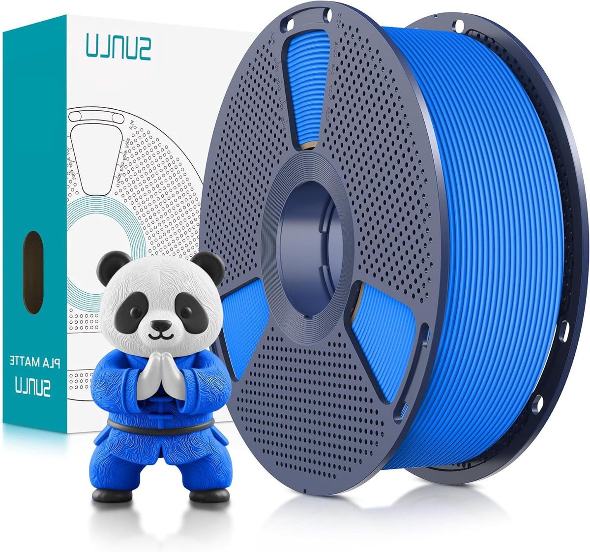 Mat PLA Filament - 3D Printer Draad - 3D Modellen Printen - Netjes Gewikkeld - 1.75 mm 1 kg