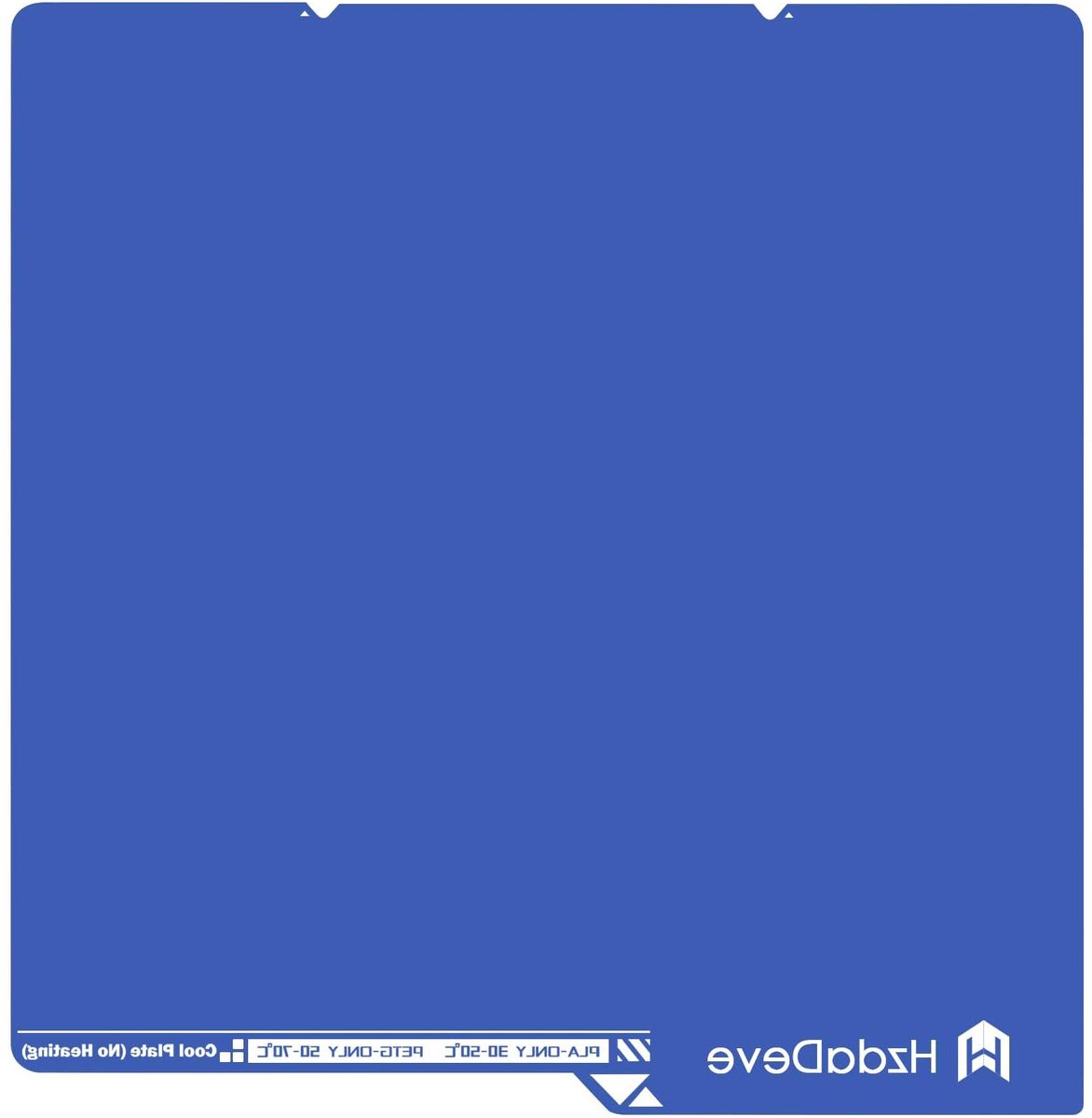 Koelplaat 3D-printer - Bouwplaat PEI - Lage temperatuur printen - Dubbelzijdig glad - 264 x 276 mm - Zwart