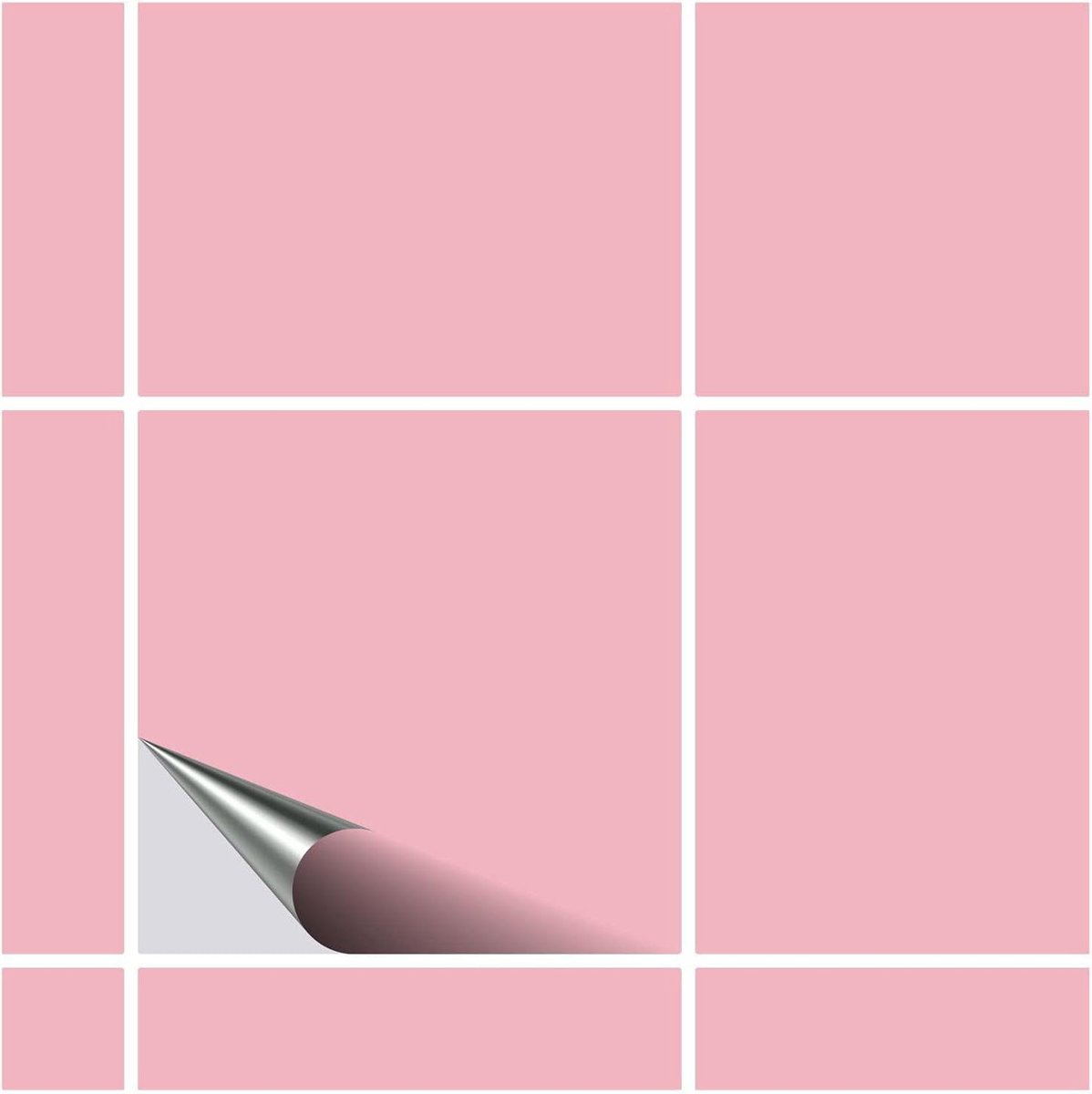 Tegelstickers - Tegelfolie Wandtegels - Keuken Badkamer Opknappen - Zelfklevend Verwijderb