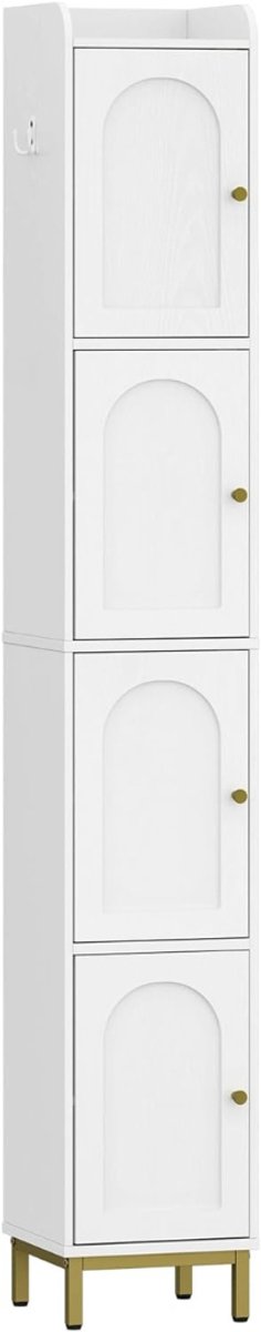 REN® Kolomkast Staand - Opbergkast - Kast - Wit - ?26cm x 28cm x 180cm; 18 kg