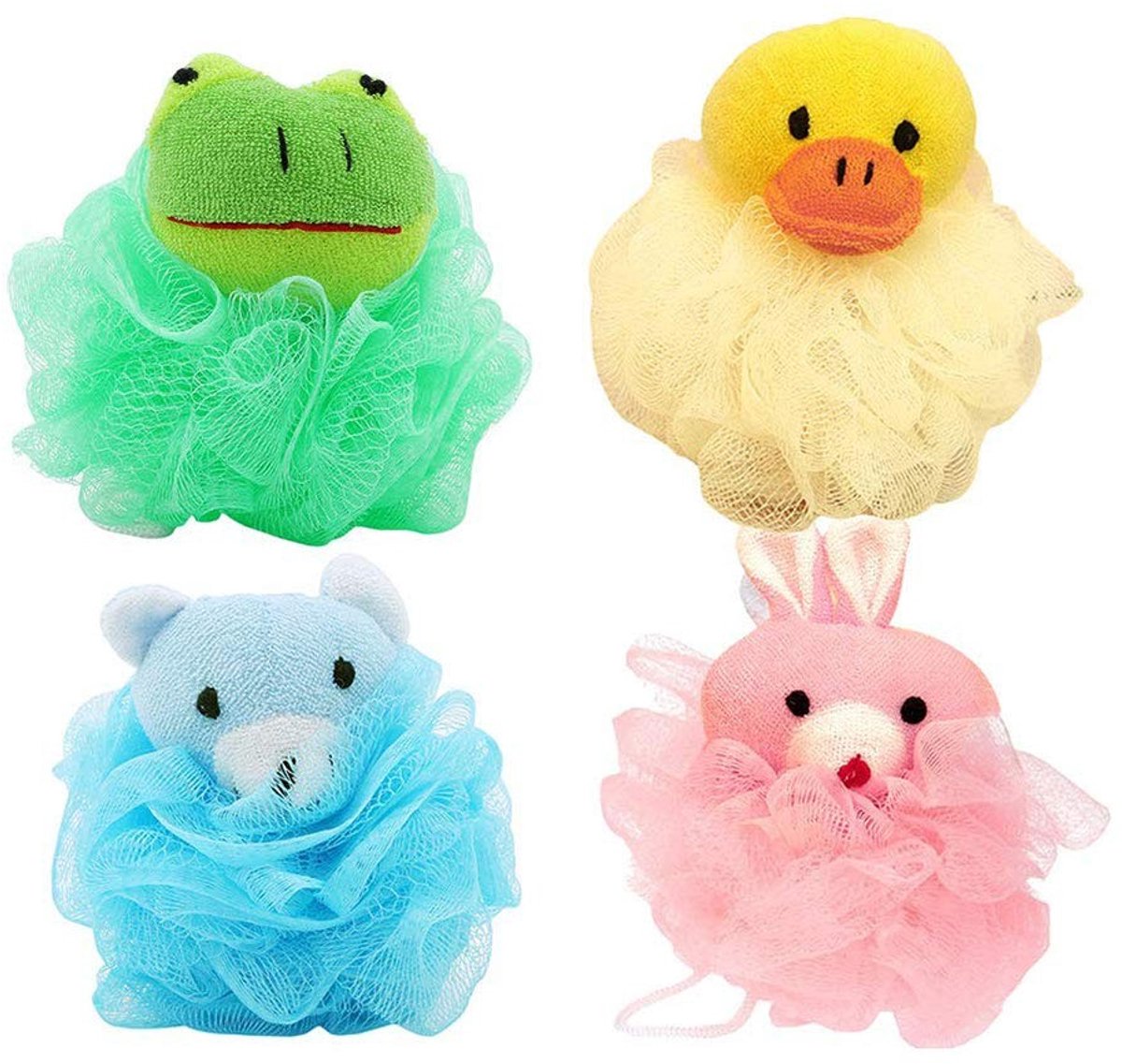 Allecta - Badspons voor Kind, Schattige Dieren Bad Douchespons, Loofahs, Badaccessoires.