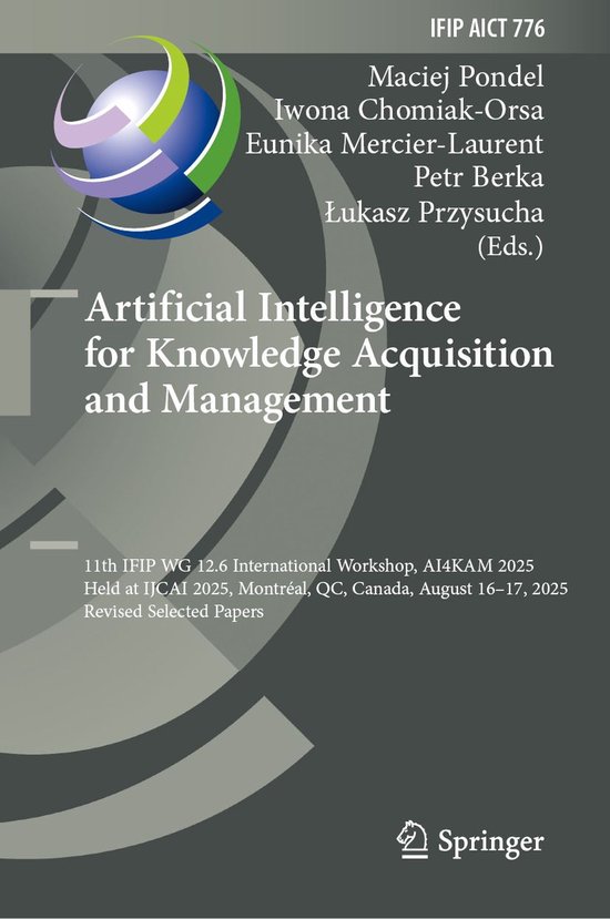 Springer Nature Proceedings Computer Science - Artificial In ... - cover