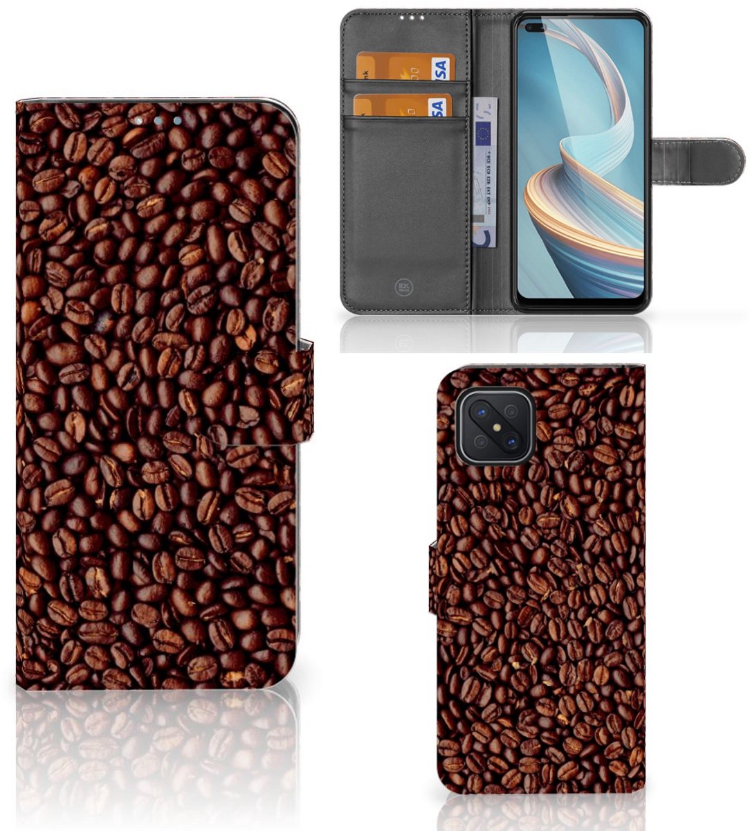 OPPO Reno4 Z Book Cover Koffiebonen