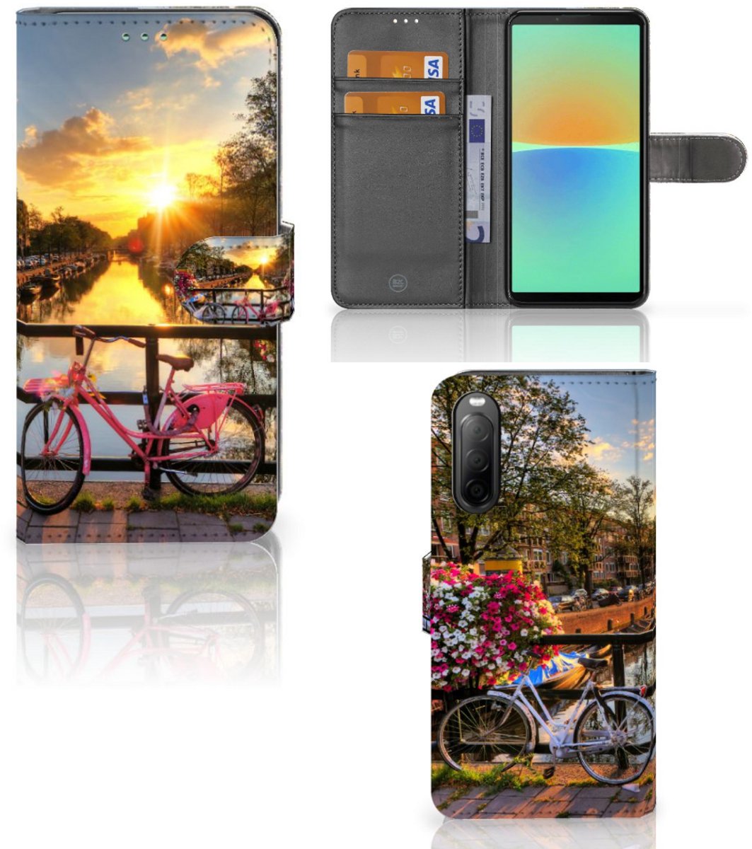 Sony Xperia 10 IV Flip Cover Amsterdamse Grachten