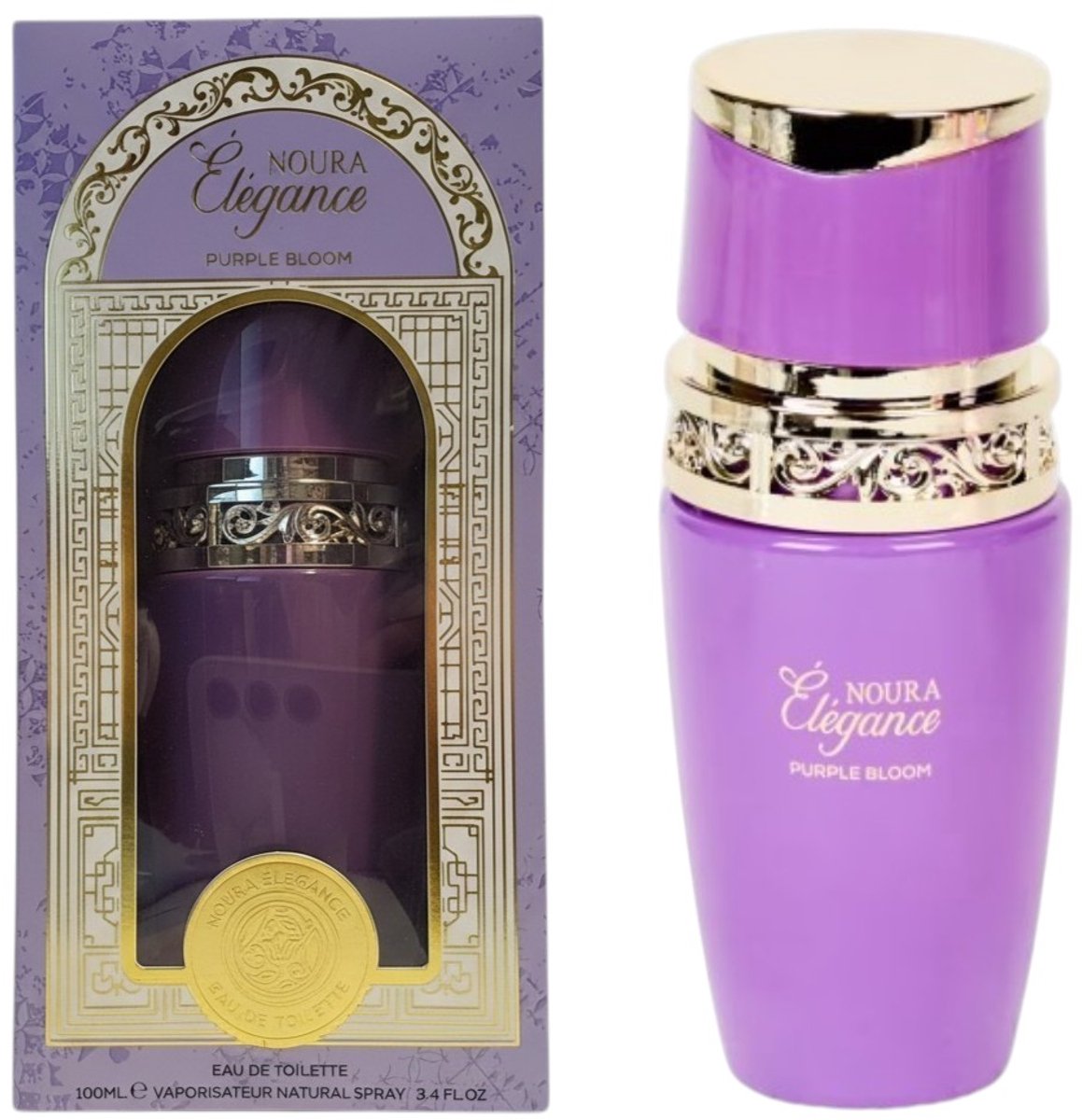 Marc Dion Noura Élégance Purple Bloom Eau de Toilette 100 ml – Dames Parfum Bloemig & Zoet