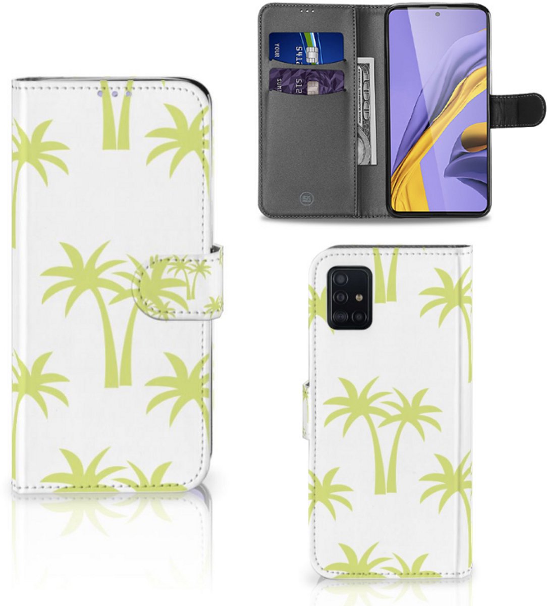 Samsung Galaxy A51 Hoesje Palmtrees