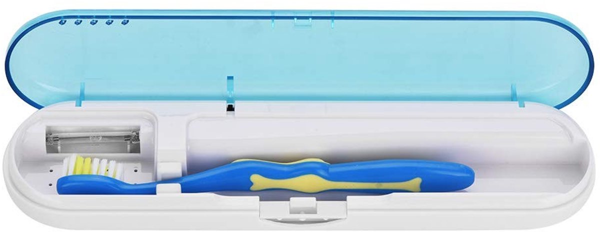 Cosensi - Tandenborstel Cleaner - UV Bescherming - Sterilisator - Blauw - Tandenborstelhouder - Ideaal voor volwassenen - Voor een hygiënische mond...